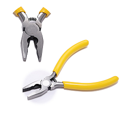 Yellow Carbon Steel Pliers, Jewelry Making Supplies, Wire Cutters, Yellow