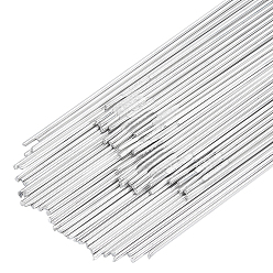 Серебро Низкотемпературная легкосвариваемая алюминиевая сварочная проволока, круглые, серебряные, 248x1.6 мм