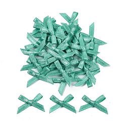Бирюза Аксессуары из полиэстера, бантом, бирюзовые, 16x19x3 мм