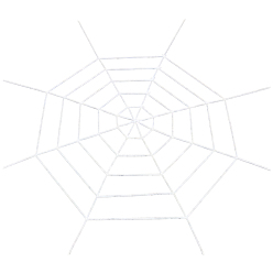 Белый Хлопковая паутина для украшения праздничных вечеринок, белые, 1500x1 мм