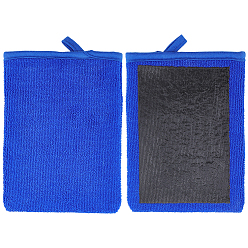 Bleu Chiffon de nettoyage pour voiture, rectangle, bleu, 210x150x13mm