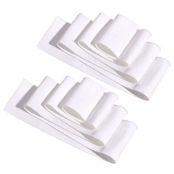 Белый Полиэстеровая резинка для манжет, отделка воротника выреза горловины пояса, белые, 72x1 мм, 1 двор/шт.