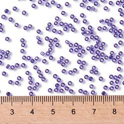(2224) Silver-Lined Transparent Purple TOHO Round Seed Beads, Japanese Seed Beads, (2224) Silver-Lined Transparent Purple, 11/0, 2.2mm, Hole: 0.8mm, about 1110pcs/bottle, 10g/bottle
