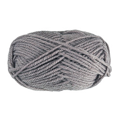 Темно-Серый Пряжа из акрилового волокна, для вязания спицами и крючком, темно-серый, 2 мм, около 25г/моток