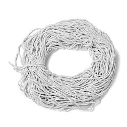 Ghost White Polyester Cord, Twisted Cord, Ghost White, 5mm, about 97~100m/bundle