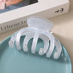 Светло-Голубой Заколки для волос с когтями из ацетата целлюлозы (смола), Небесно-голубой, 100 мм