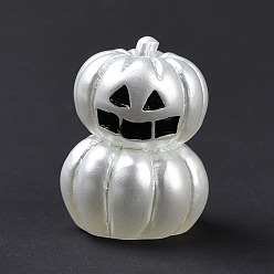 Ghost White Halloween Theme Resin Display Decoration, for Home Decoration, Photographic Prop, Dollhouse Accessories, Pumpkin Jack-O'-Lantern, Ghost White, 27x21mm