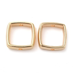 Золотой Ccb пластиковые бусины в оправе, золотые, 14x14x4 мм, отверстие : 1.8 мм