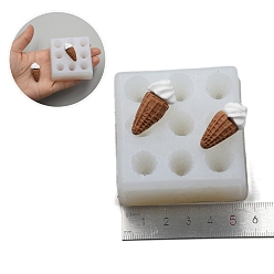 Ice Cream Печенье своими руками пищевые силиконовые формы для помадки, для изготовления шоколадных конфет, мороженое, 58 мм