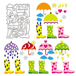 Shoes Углеродистая сталь разрезает трафареты, для diy scrapbooking, Фотоальбом, декоративная бумага для тиснения, обуви, 178x122x0.8 мм