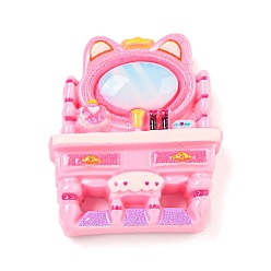 Другие Тема спальни из непрозрачной смолы, мебель с изображением животных, декодированные кабошоны, костюмер, 26x22x7.5 мм