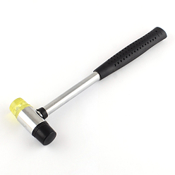 Platinum Installable Two Way Rubber Hammers, Mallets, Sledge Hammer with  Steel Handle, Platinum, 235~240x64x25mm