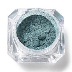 Кадет Синий Термохромный порошок для ногтей, украшение для украшения ногтей, с бутылкой для домашних животных, кадетский синий, 33.5x33.5x21.5 мм