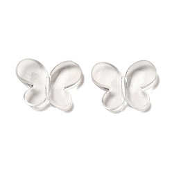 Прозрачный Прозрачные акриловые бусины, бабочка, прозрачные, 13x16.5x4 мм, отверстие : 1.2 мм, Около 1190 шт / 500 г