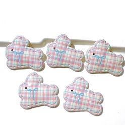 Темно-Голубой 10 шт. Кабошоны из смолы, кролик, глубокое синее небо, 31x34 мм, 10 шт / комплект