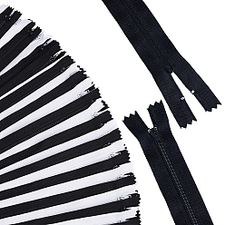 (52) Непрозрачная лаванда 60 шт. 2 цвета цинковый сплав с нейлоновыми сменными молниями, для багажа чемодан рюкзак куртка сумки пальто, разноцветные, 340x26x6 мм, 30 шт / цвет