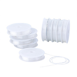 Прозрачный Кристаллическая упругая нить, прозрачные, 0.4 мм, 10 м / рулон, 10 рулонов / коробке