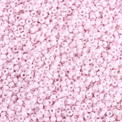 (RR3326) Opaque Misty Rose MIYUKI Round Rocailles Beads, Japanese Seed Beads, (RR3326) Opaque Misty Rose, 15/0, 1.5mm, Hole: 0.7mm, about 5555pcs/bottle, 10g/bottle