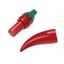 Коричневый Пластиковый чехол для швейных игл, инструменты для хранения швейных булавок, острый перец, коричневые, 102x25 мм