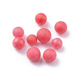 Red Craft Foam Balls, Round, for DIY Wedding Holiday Crafts Making, Red, 1.5~3.5mm