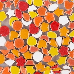 (52) Непрозрачная лаванда Мозаика из керамогранита, мозаика неправильной формы, для поделок из мозаики своими руками, рамы для картин, разнообразные, разноцветные, 10x5 мм, 170 шт / пакет