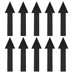 Черный 20шт. стрелок, пластиковые наклейки, водонепроницаемые самоклеящиеся этикетки-наклейки, чёрные, 305x99x0.2 мм