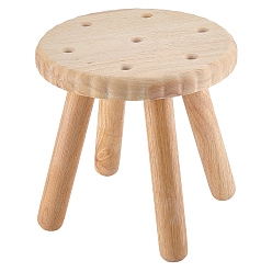 Ronde Tabouret en bois à biscuits, ronde, 265x260mm