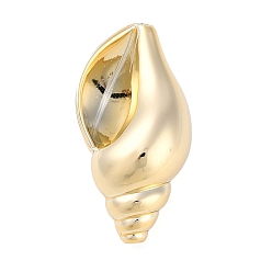 Золотой CCB пластиковые шарики, раковина, золотые, 39x22x18 мм, отверстие : 1 мм