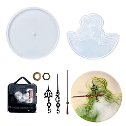 Белый Силиконовые формы для часов своими руками из пищевого силикона, формы для литья смолы, белые, 167x2 мм