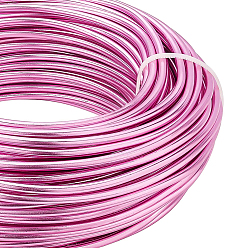 Камелия Круглый анодированный алюминиевый провод, для изготовления ювелирных изделий, камелия, 9 датчик, 3 мм, около 82.02 футов (25 м) / 500 г