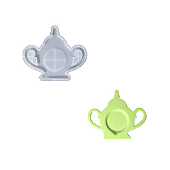 Белый Чашки коврик силиконовые формы, формы для литья смолы, для уф-смолы, изготовление изделий из эпоксидной смолы, teaport, белые, 167x143x12 мм, внутренний диаметр: 158x131.5 мм