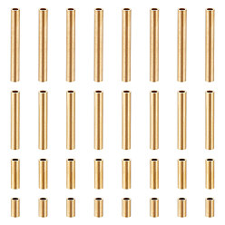 Золотой 32 шт. 4 стиль ионного покрытия (ip) 304 трубки из нержавеющей стали, золотые, 10~25x3 мм, отверстие : 2 мм, 8 шт / стиль