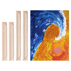 Цвет Древесины Планки каркаса свечи, прямоугольные, деревесиные, готовое изделие: 24x18x1.5 см