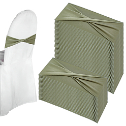 Olive Drab Polyester Dinning Chair Cover, Chair Decorations, Olive Drab, 320mm