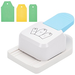 Cyan Border Punch, Embossing DIY Paper Printing Card Cutter, Cyan, 15x8.9x6.45cm