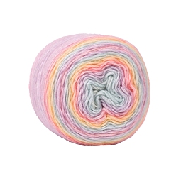 Pink Полиэфирная пряжа, для вязания крючком принадлежности, розовые, 2.5 мм, около 306.21 ярдов (280 м) / моток