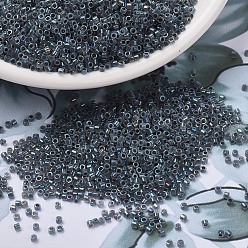 (DB1774) Опаловый AB с Серой Подкладкой Бусины miyuki delica, цилиндр, японский бисер, 11/0, (дБ 1774) серый опал, 1.3x1.6 мм, отверстия: 0.8 мм, около 20000 шт / мешок, 100 г / мешок