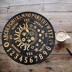 Солнце Деревянная маятниковая доска, биолокация гадальная доска, для колдовства принадлежности для викканского алтаря, солнце, 150x5 мм