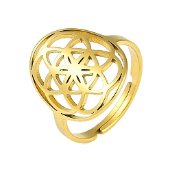 Настоящее золото 18K 201 регулируемые кольца из нержавеющей стали для женщин, реальный 18 k позолоченный, 19 мм, внутренний диаметр: 18 мм