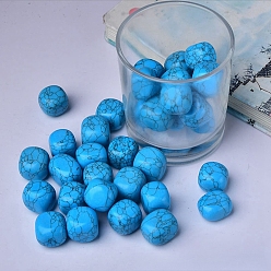 Синтетическая Бирюза Синтетические камни бирюзы, энергетические минералы, драгоценные камни, украшение дома, 20~30 мм