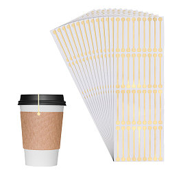 Белый Навахо Самоклеющиеся наклейки из пвх, для уплотнений косметических флаконов, навахо белый, 230x80x0.1 мм, 36шт / лист, 14 листов / комплект