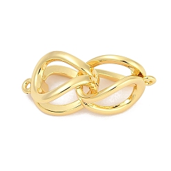 Настоящее золото 18K Латунные соединительные подвески звенья, без кадмия, без никеля и без свинца, узел, реальный 18 k позолоченный, 9.5x28.5x10.5 мм, отверстие : 1 мм