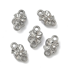 Нержавеющая Сталь Цвет 304 ссылки нержавеющей стали, подвески-соединители ветряной мельницы, не тускнеет, цвет нержавеющей стали, 8.5x5x2.5 мм, отверстие : 1 мм