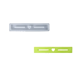 Белый Украшения своими руками пищевые силиконовые формы, формы для литья смолы, для уф-смолы, изготовление изделий из эпоксидной смолы, тема скамейки в парке, белые, 170.5x33.5x9.5 мм