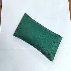 Wheat PU Imitation Leather Glasses Case, for Eyeglass, Sun Glasses Protector, Multifunctional Storage Bag, Wheat, 180x92x4mm