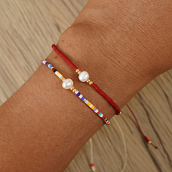 (52) Непрозрачная лаванда 2шт. винтажные браслеты из плетеного бисера, украшенные стеклянными бусинами и пластиковыми имитациями груши, для женщин, колонка, разноцветные, 11.02 дюйм (28 см)