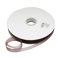 Коричневый Полиэстер органза лента, коричневые, 1/2 дюйм (13 мм), 200 ярдов / рулон (182.88 м / рулон)