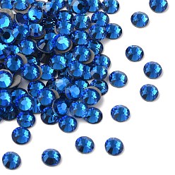 60310 Capri Blue Камни preciosa® crystal hotfix с плоской основой, чешский хрусталь, круглый(438 11 612 шатон роза вива 12 ®), 60310 капри синий, ss 6 (1.9~2.1 мм)