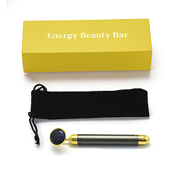 Blue Goldstone Synthetic Blue Goldstone Electric Massage Sticks, Massage Wand (No Battery), Fit for AA Battery, with Zinc Alloy Finding, Massage Tools, with Box, 155x16mm