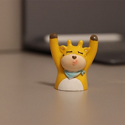 Жирафа Держатель для заметок, клип-памятка, фигурки из смолы, жирафа, 50 мм